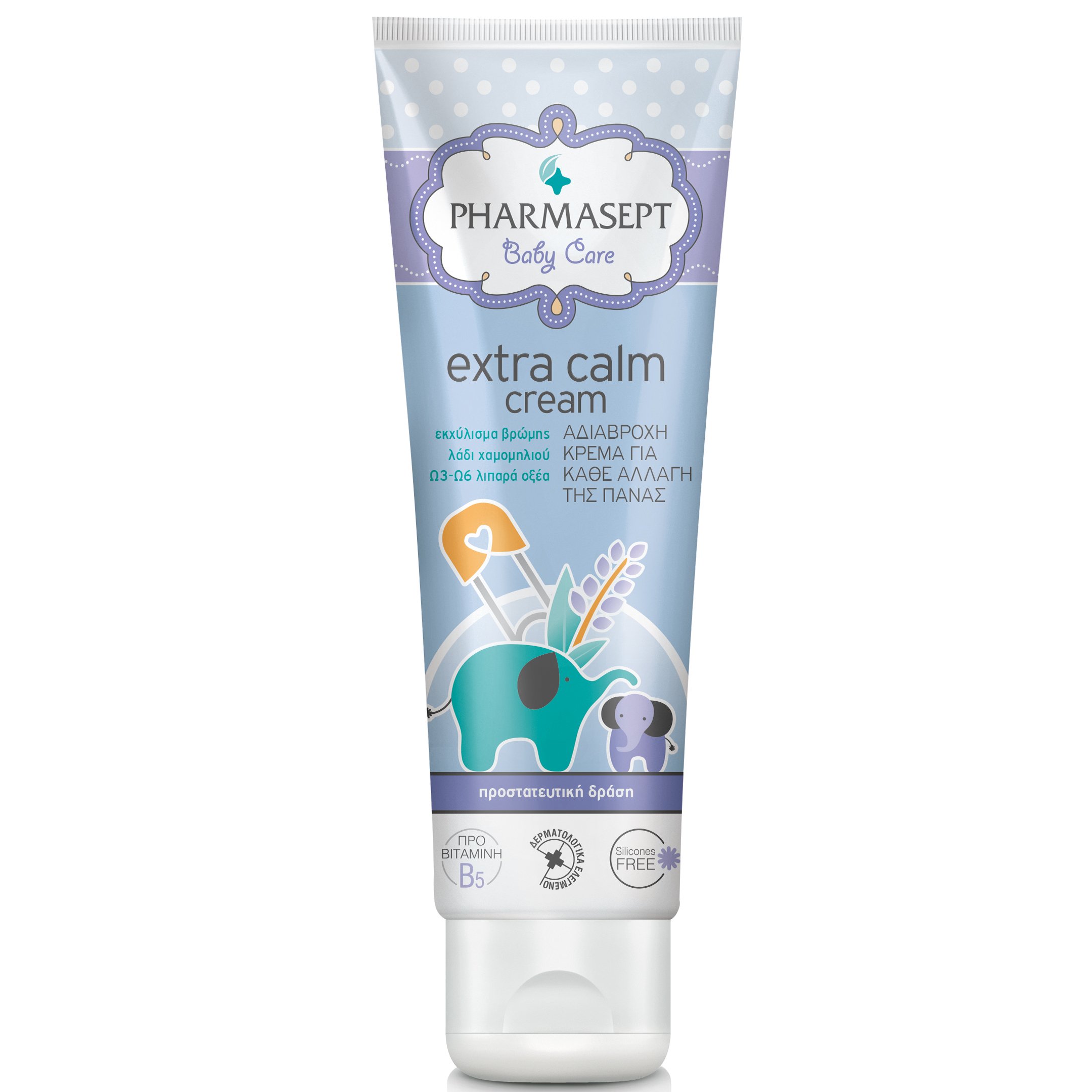 Pharmasept Baby Care Extra Calm Cream 150ml,Κρέμα Καταπράυνσης των Ερεθισμών, Ενυδατώνει το Ευαίσθητο Δέρμα